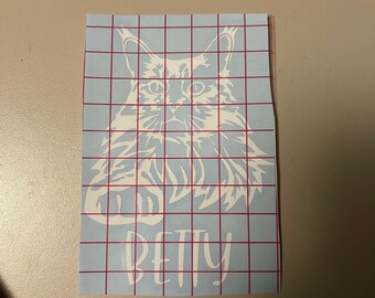 Calcomanía de coche Para gatos