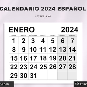Calendrier sous-main mensuel (2024) 21-1 / 4 x 16 po bilingue