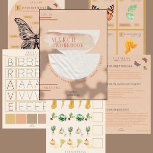March Preschool Curriculum Workbook