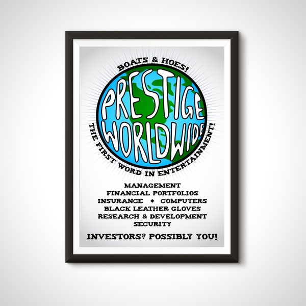 Step Brothers Movie Poster Prestige Worldwide Advert Print - Home Decor Retro Ad Wall Art Gift