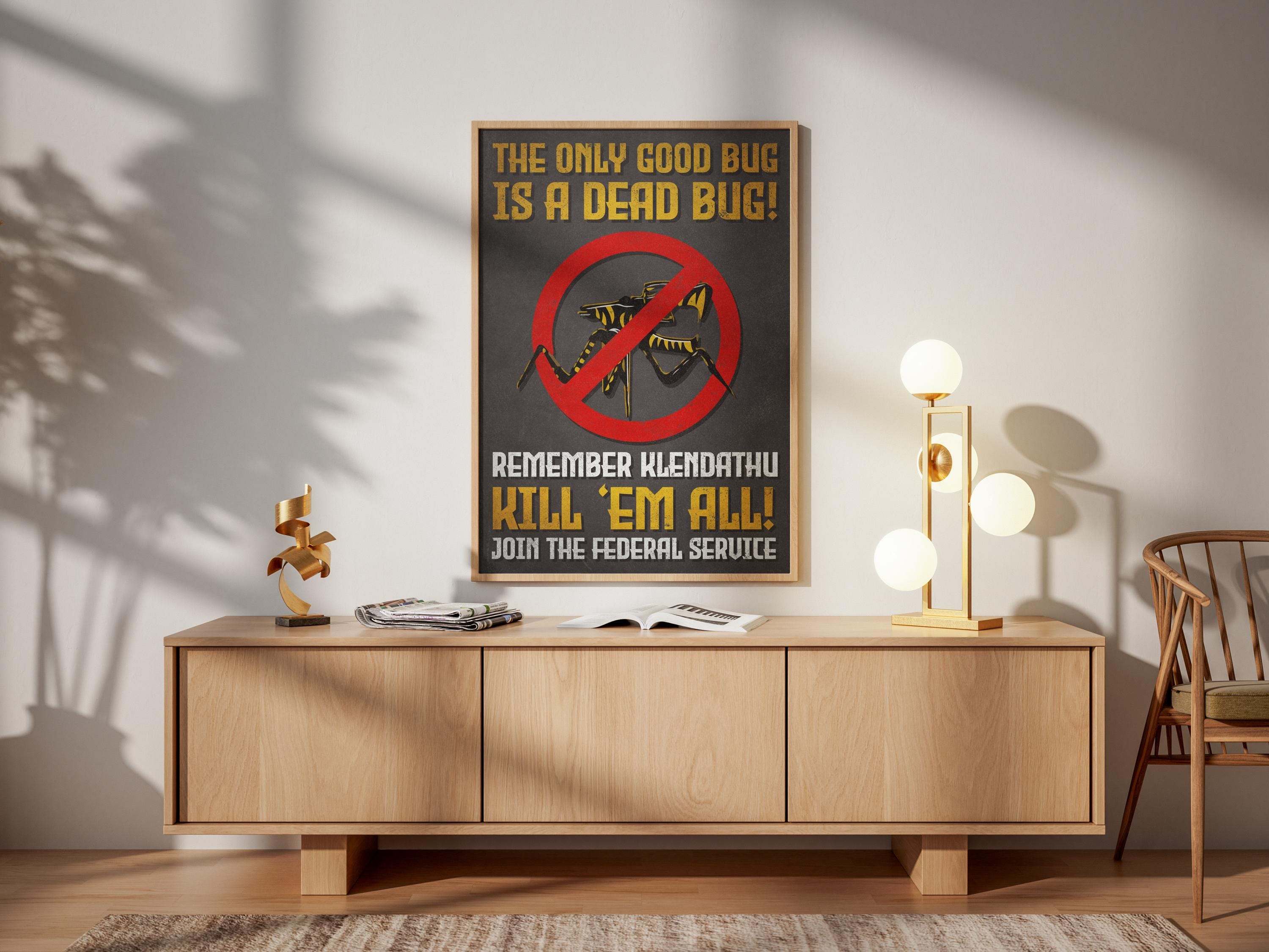 Starship Troopers Poster: Mobile Infantry Propaganda Retro Wall