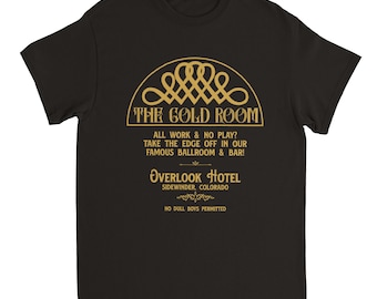 The Shining Shirt: Gold Room Stephen King Horror Tee Gift Unisex S - 3XL