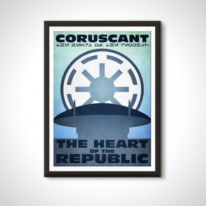 Star Wars Propaganda Poster Set Galactic Republic Clone Retro Ad
