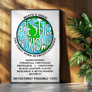 Stepbrothers Movie Poster: Prestige Worldwide Retro Ad Home Decor Wall Art Print Gift