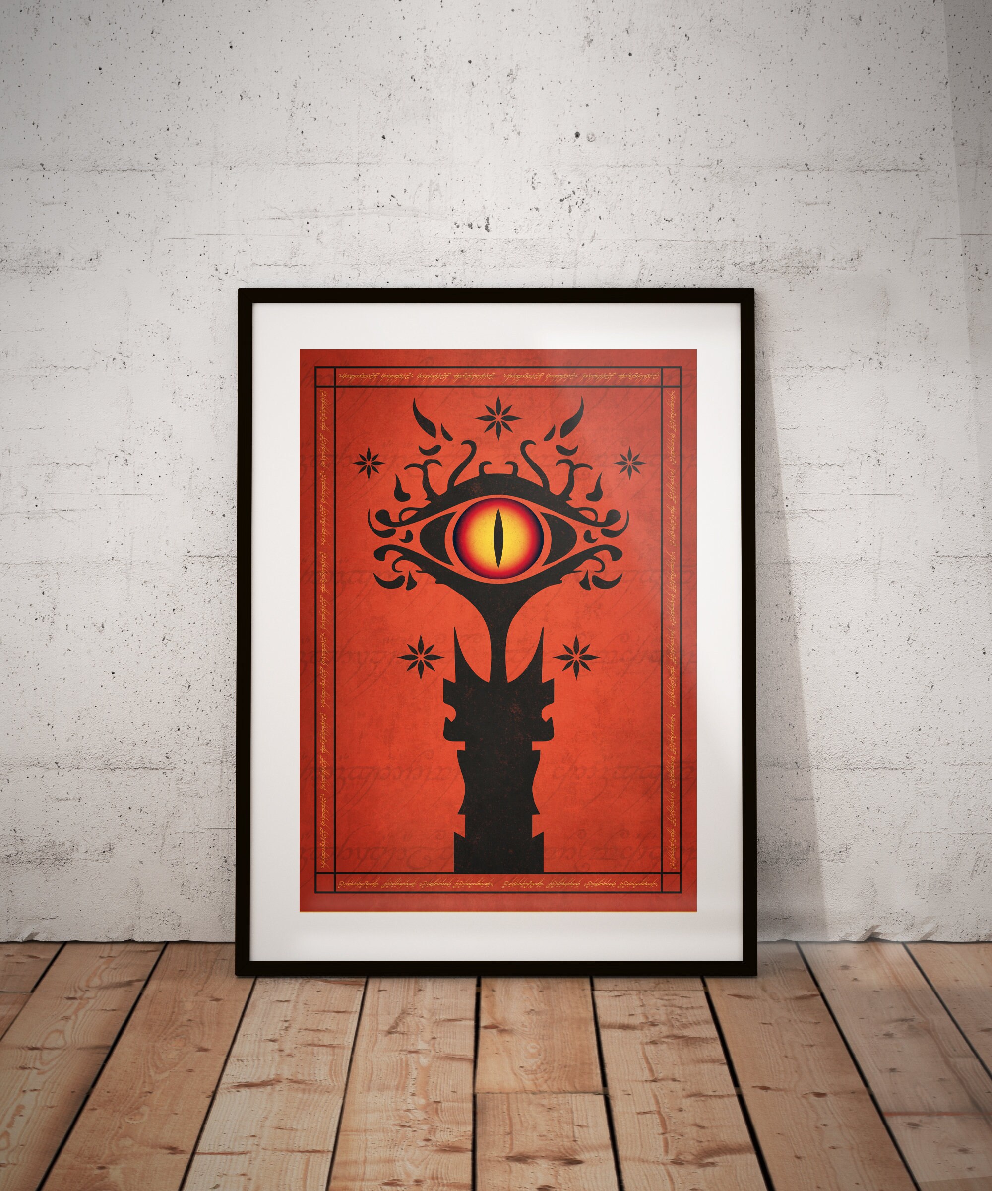 Middle Earth Banner Mordor Sauron Movie Poster Lord of the -  Denmark
