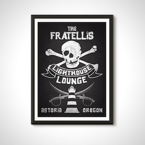 The Goonies Bar Schild Fratelli&#39;s Lighthouse Lounge Movie Poster Druck - Wohnkultur Wandkunst Geschenk