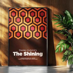 The Shining Film Poster: Stephen King Minimalist Film Print Retro Vintage Minimalismus Wand Kunst Geschenk