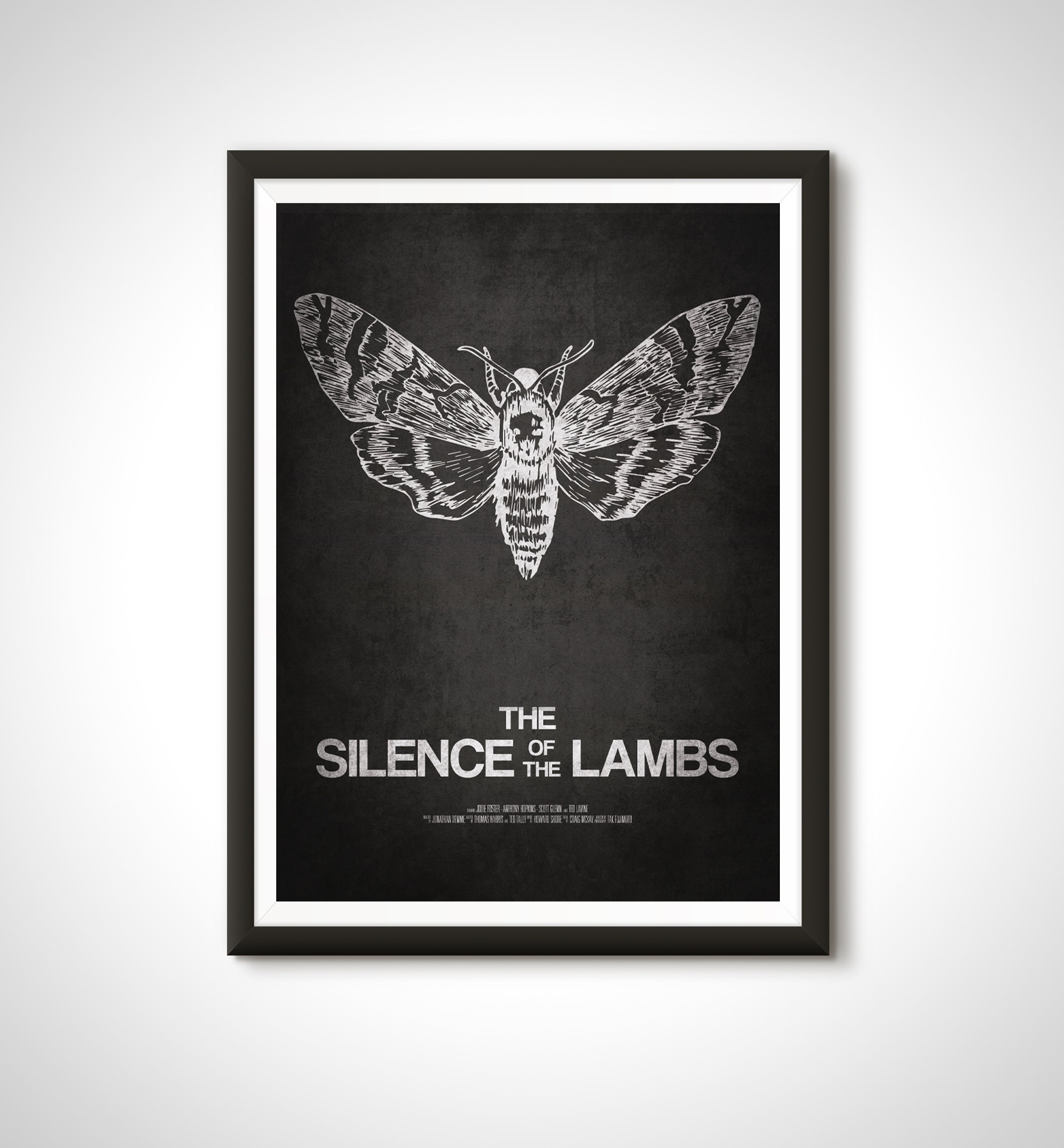 Discover Silence of the Lambs Minimalist Movie Poster