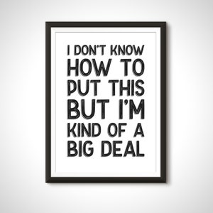 Anchorman Movie Poster Ron Burgundy Will Ferrell Typography Quote Print - Home Decor Wall Art Gift