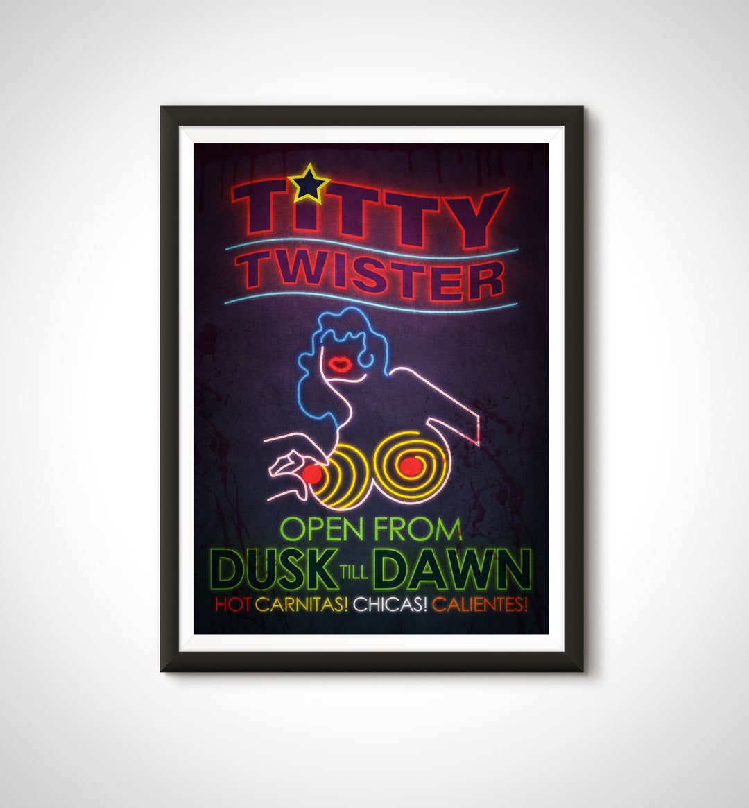 TITTY TWISTER ネオン看板 フロムダスクティルドーン タランティーノ TITTY TWISTER ネオン看板 フロムダスクティルドーン