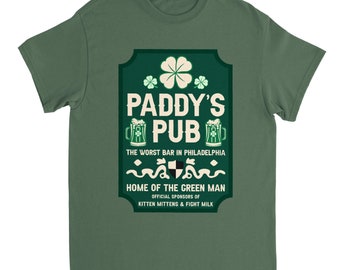 Always Sunny in Philadelphia Shirt: Paddy's Pub Fight Milk Kitten Mittens Tee Gift Unisex S - 3XL