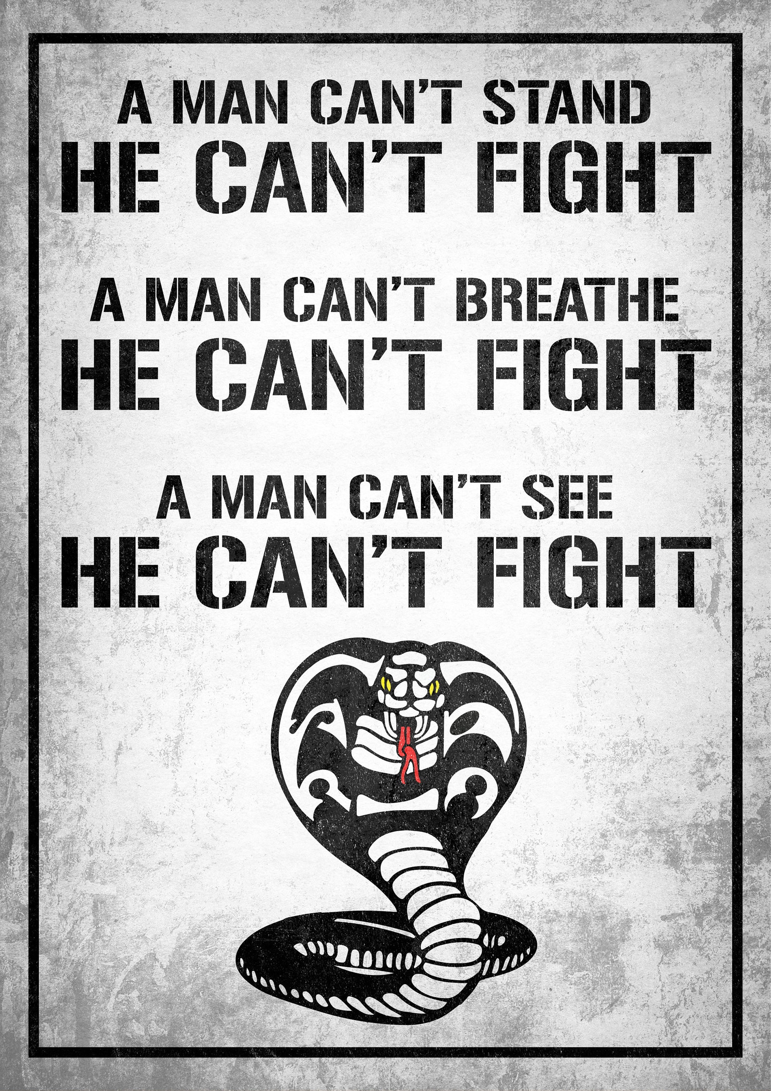 Cobra Kai Quicksilver Method Karate Kid TV Movie Poster Print Etsy UK