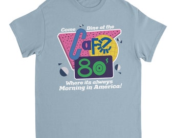 Back to the Future Shirt: Cafe 80s Marty McFly Doc Brown Tee Gift Unisex S - 3XL