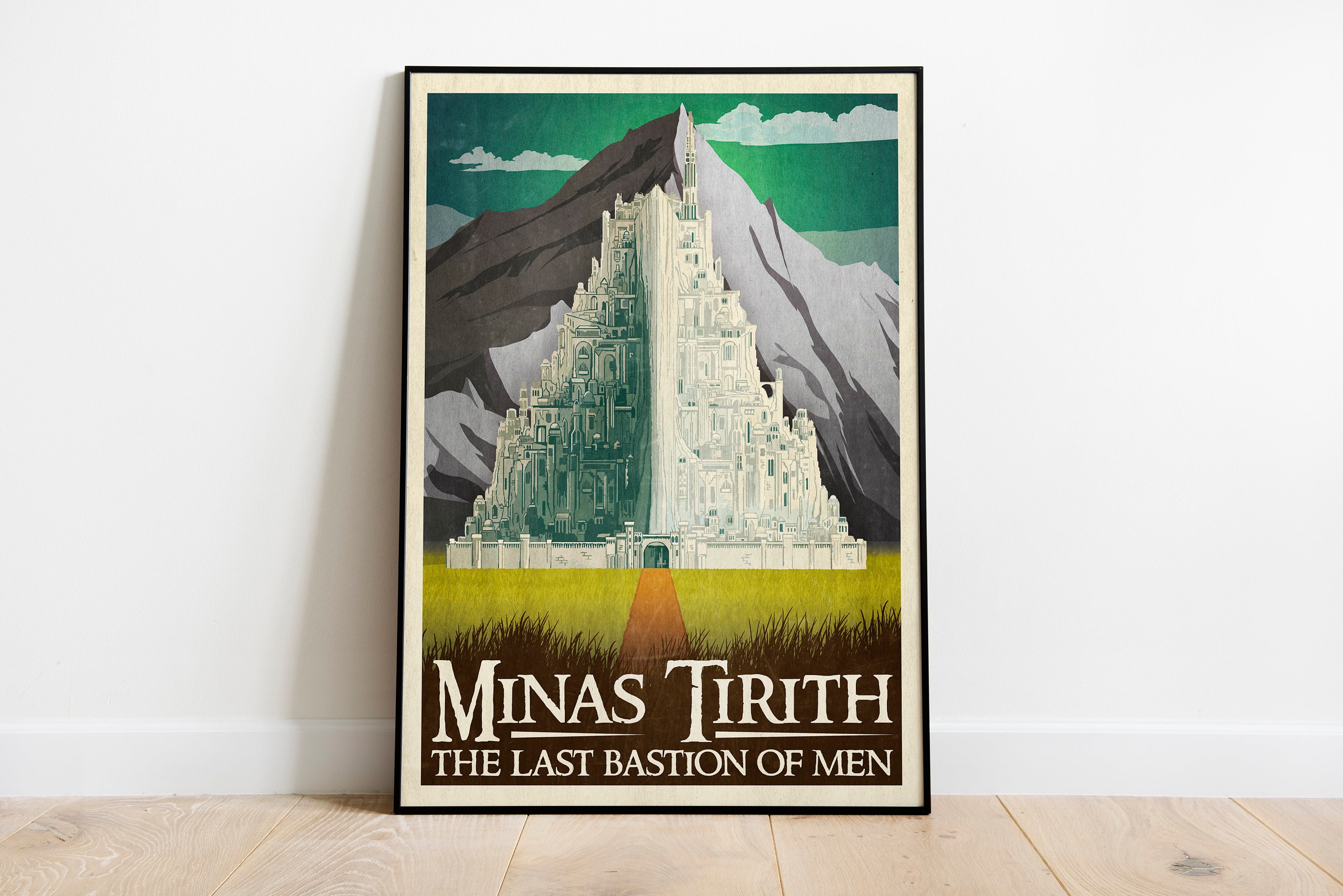 Minas Tirith  Art Board Print for Sale by geniaxudietelka