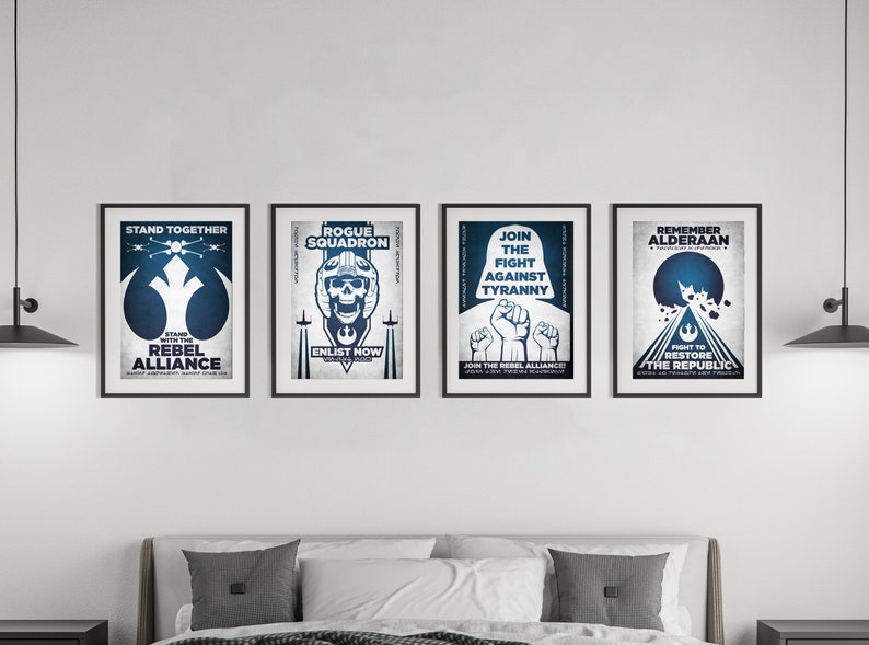 Star Wars Movie Poster Galactic Republic Propaganda Clone Trooper 501st Commander Cody Print Home Decor Wall Art Gift image 4