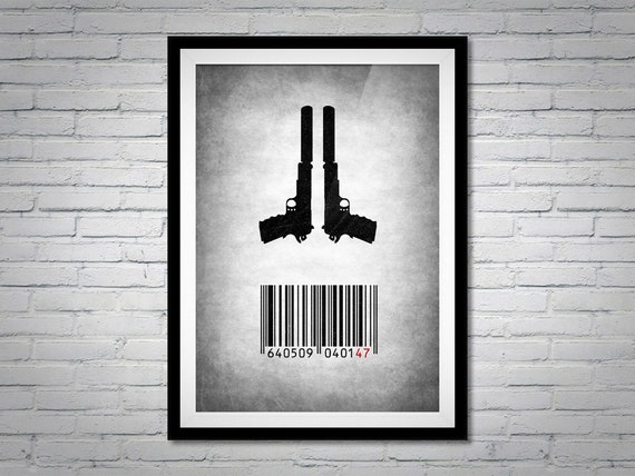 Hitman Agent 47 Silverballers Video Game Poster Print Etsy Israel Hitman Agent 47 Silverballers Video Game Poster Print Etsy Israel