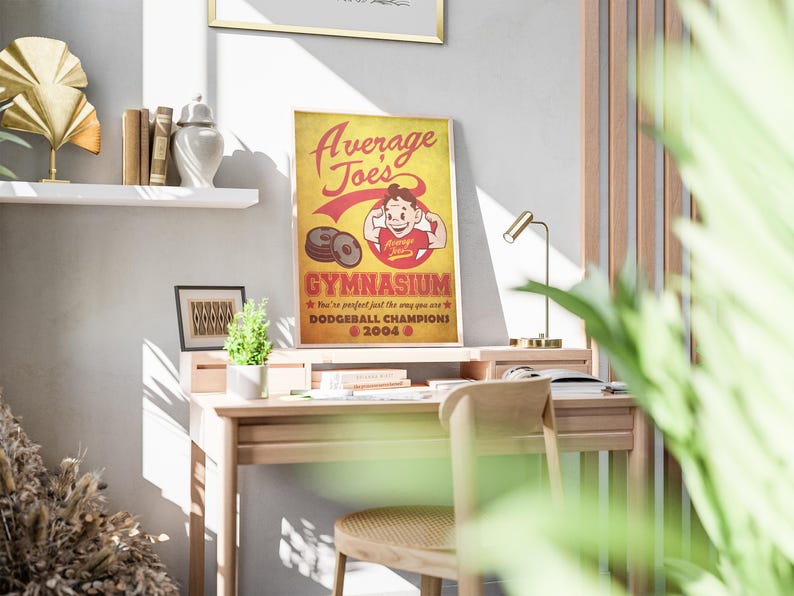 Dodgeball Movie Poster: Average Joe's Gym Fitness Retro Ad Home Decor Wall Art Print Gift image 4