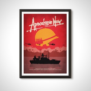 Apocalypse Now Minimalist Print Vietnam War Movie Poster - Home Decor Wall Art Gift