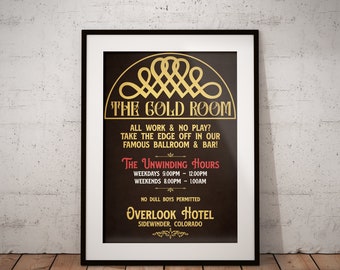 The Shining Limited Edition 24k Gold Plated The Overlook