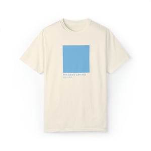 The Band CAMINO &quot;Daphne Blue&quot; Comfort Colors T-Shirt Front Graphic