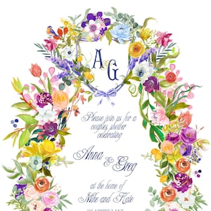 Blank Paper Templates | Watercolor Florals | Editable Digital Download