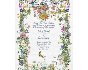 Blank Paper Templates | Fuchsia Pink Disco Ball Garden with an Owl, Birds | Editable Digital Download Canva-ready artwork I add your own