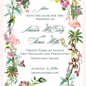 Set di cartoline floreali - Set di cancelleria a tema natura tropicale per corrispondenza, regali, inviti, biglietti di ringraziamento e festività