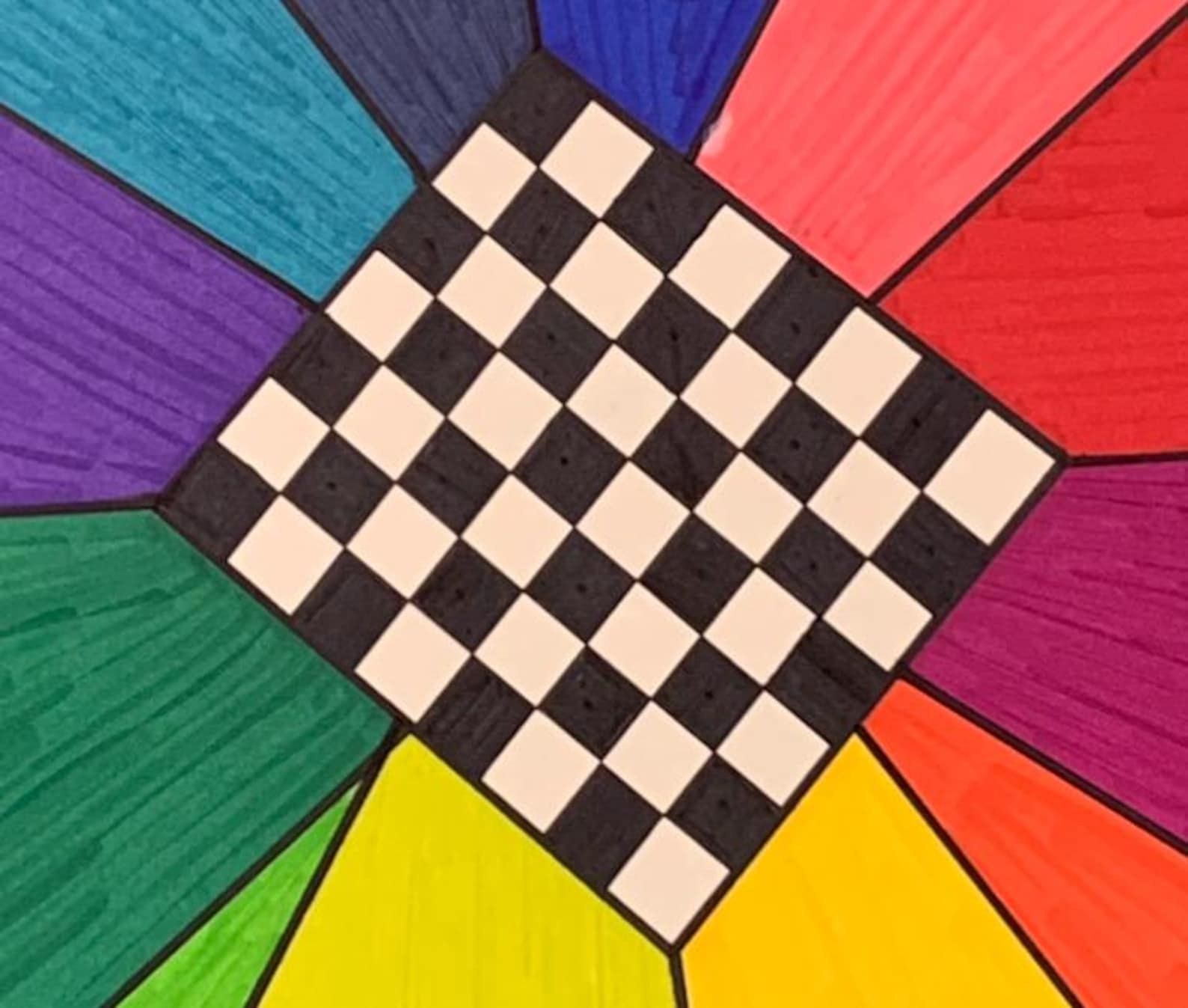 Checkers and Colors - Etsy