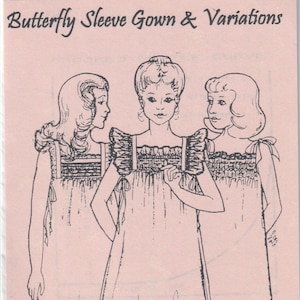 LBJ DESIGNS - Butterfly Sleeve Gown