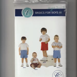 CHILDREN'S CORNER - Basics for Boys III - Boys shirts, shorts and bloomers sewing pattern