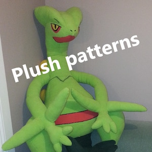 Sceptile Plush Etsy