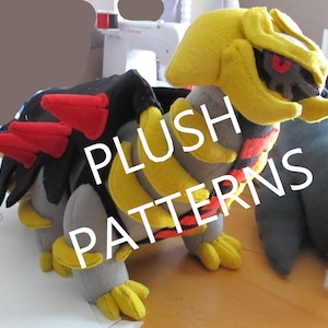 New Big Pokemon Plush Legends Shiny Giratina Palkia Anime Dolls