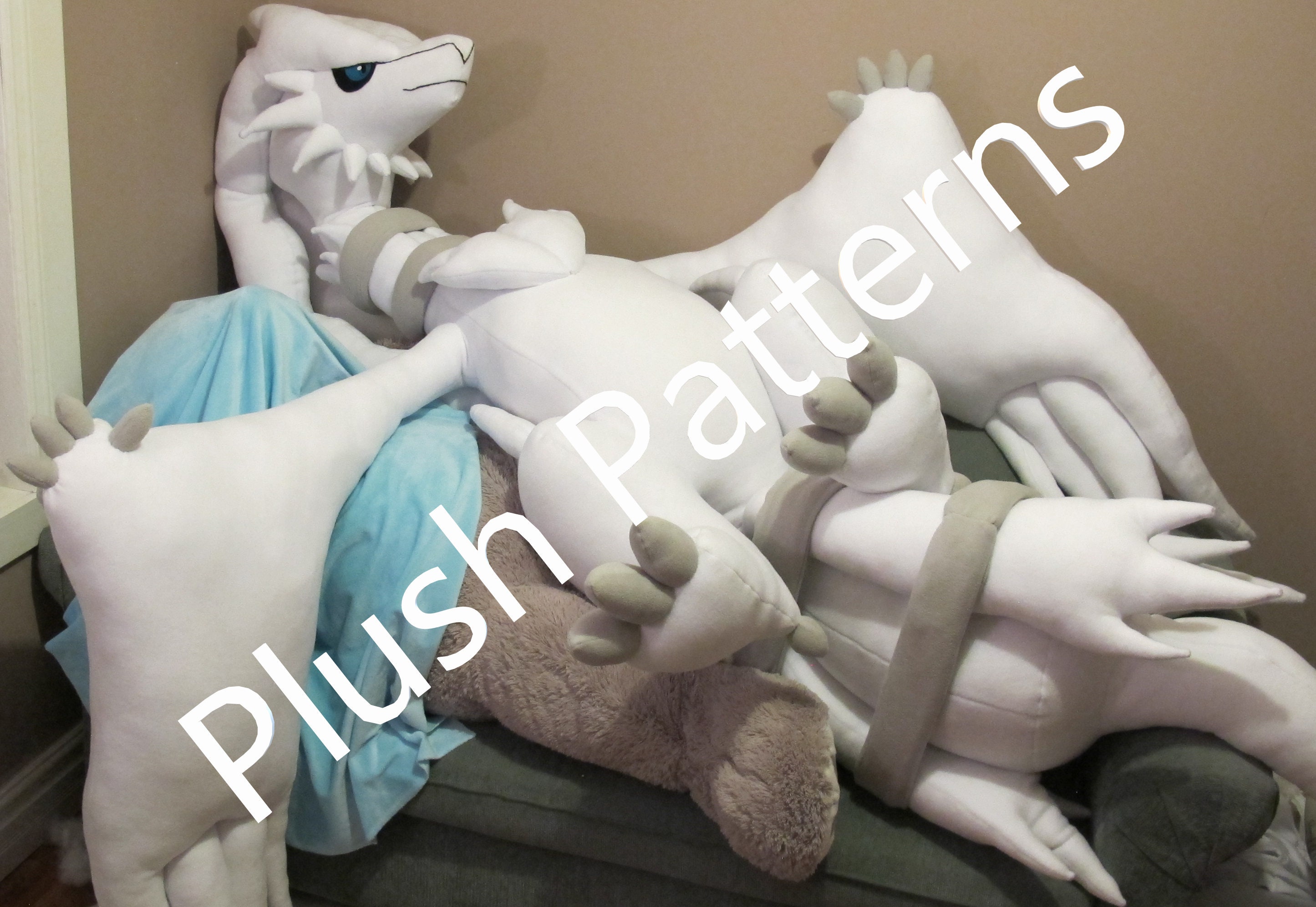 Shiny Reshiram Plush by Kaerura -- Fur Affinity [dot] net