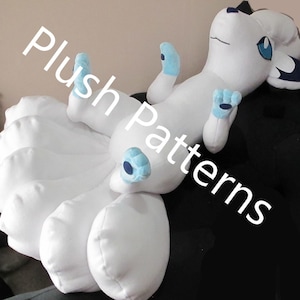 Fanmade Alolan Vulpix Plush Patterns