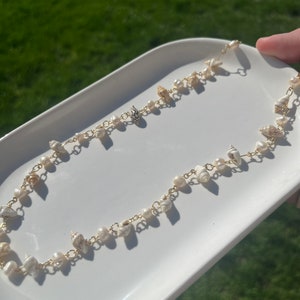 Seashells and Pearls Waist Chain Gold or Silver Belly - Etsy