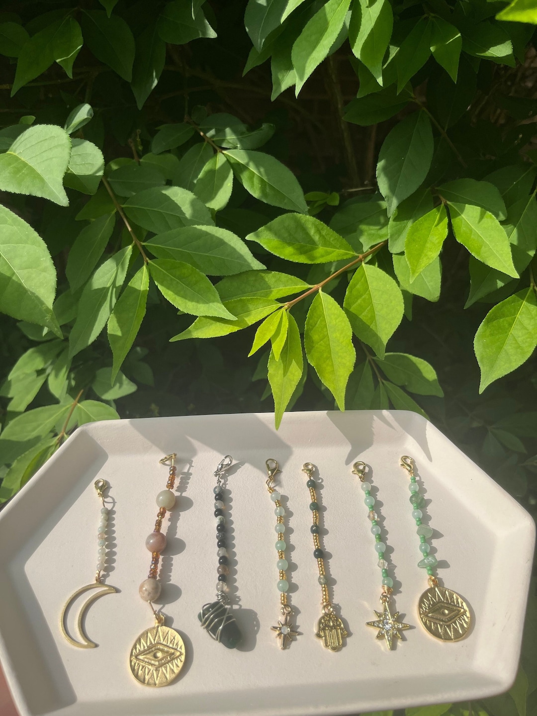 Crystal Hippie Hair Accessories, Hair Charm, Wire Wrapped Healing