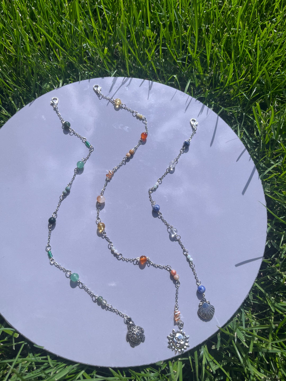 Create Your Own Crystal Hair Charm, SILVER, Crystal Hair Accessories