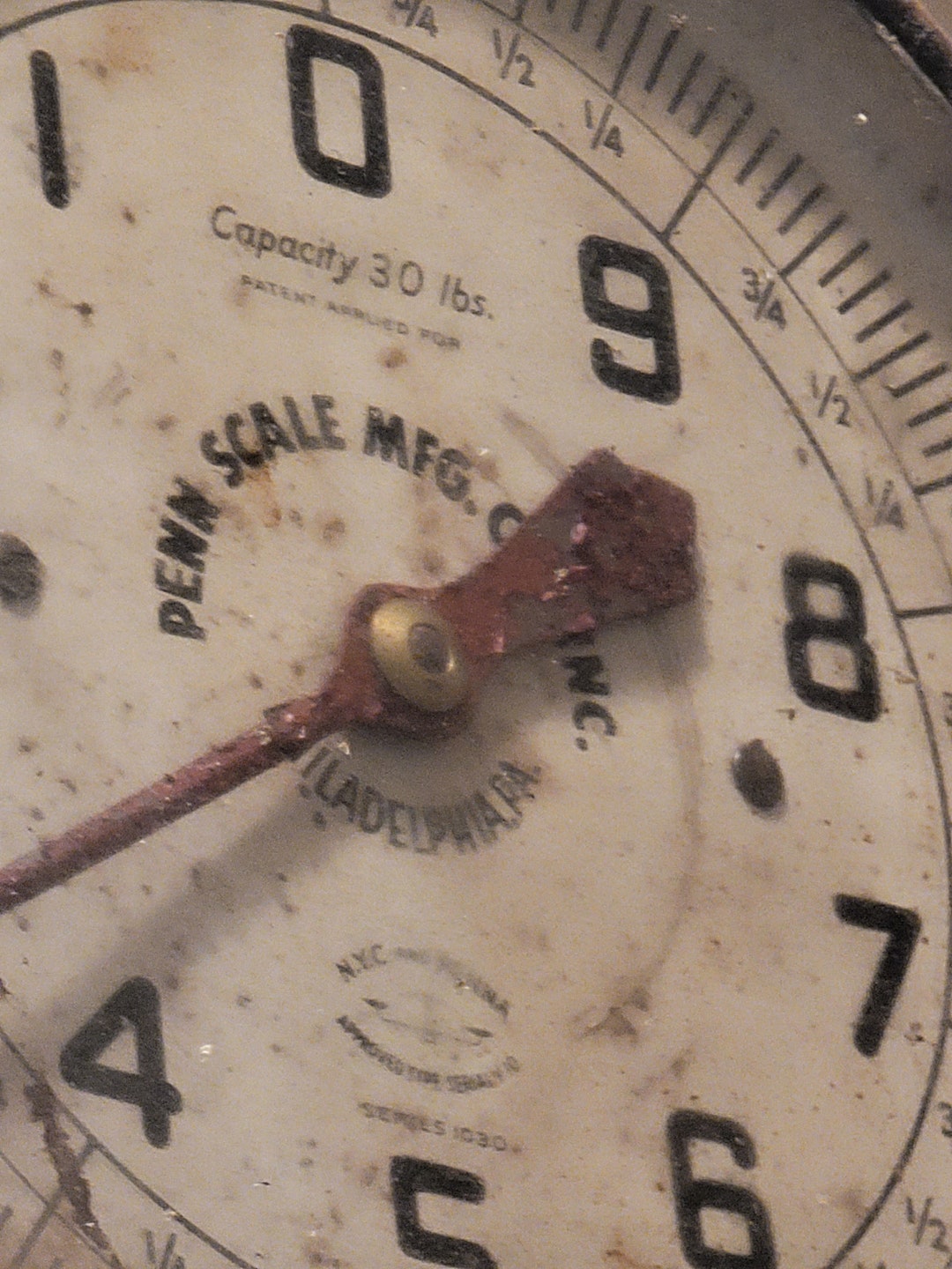 Vintage Antique Penn Scale Manufacturing Company Mfg. Co., Inc Grocery