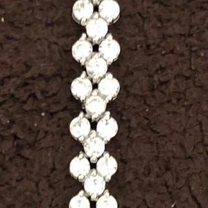 Silver Bracelet with Nice Quality CZ Rhodium Plated