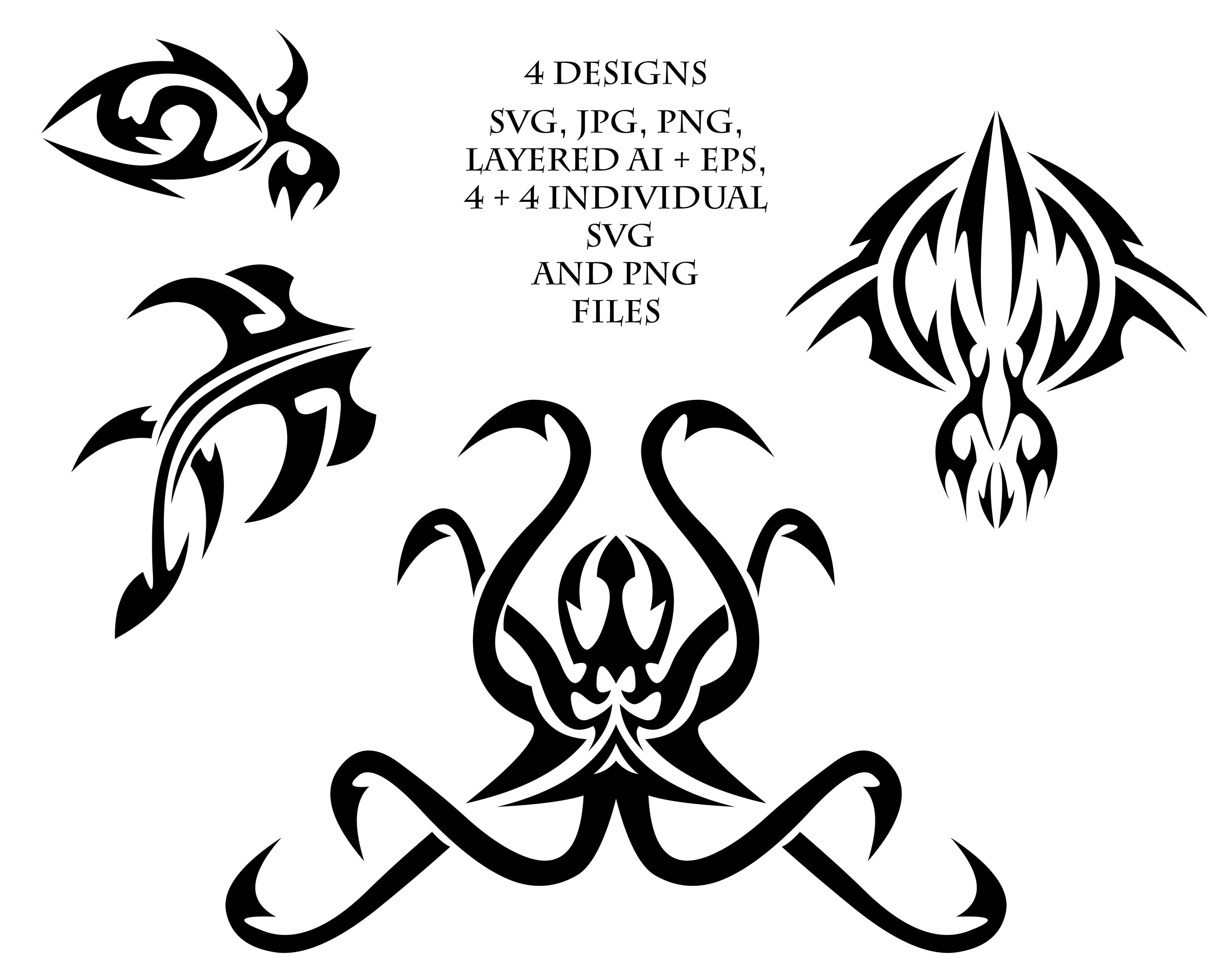 Tribal Stingray Tattoo