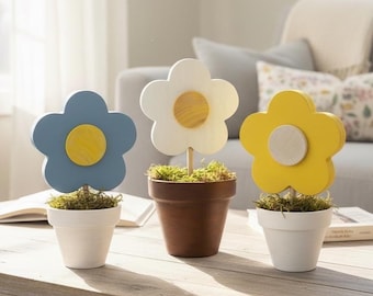 Spring Wooden Flower Arrangement | Seasonal Decor | Everlasting Floral Decor | Wood Flowers | Gift Giving