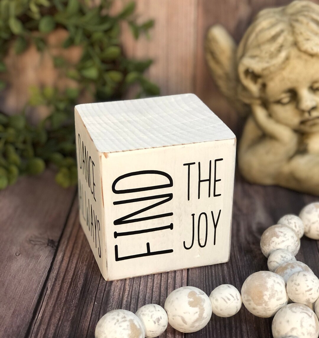 Inspirational Wood Block Rustic Decor Inspirational Sign Etsy