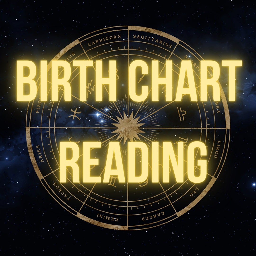 Birth chart reading natal chart reading astrology reading etsy