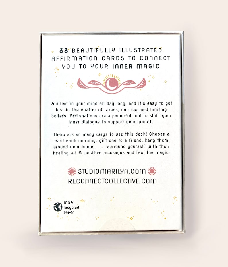 Cartas de Afirmación "Eres Mágico" - Baraja de Intención Positiva imagen 3