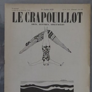 Vintage French Satirical Magazine: Le Crapouillot, July 1925 Edition