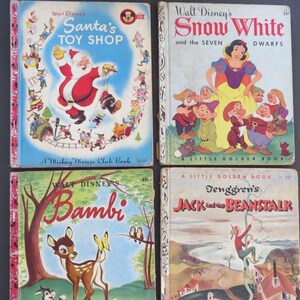 Vintage Little Golden Books 1950s Set: Collectible Children&#39;s Stories