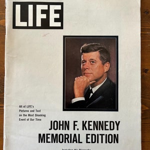 Life JFK Memorial Edition 11/29/1969 in VG condition. Rare edition and very collectible. Full of color pictures. See listing photos.