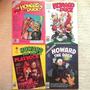 ハワード・ザ・ダックの漫画。希少なヴィンテージ。出版物56冊