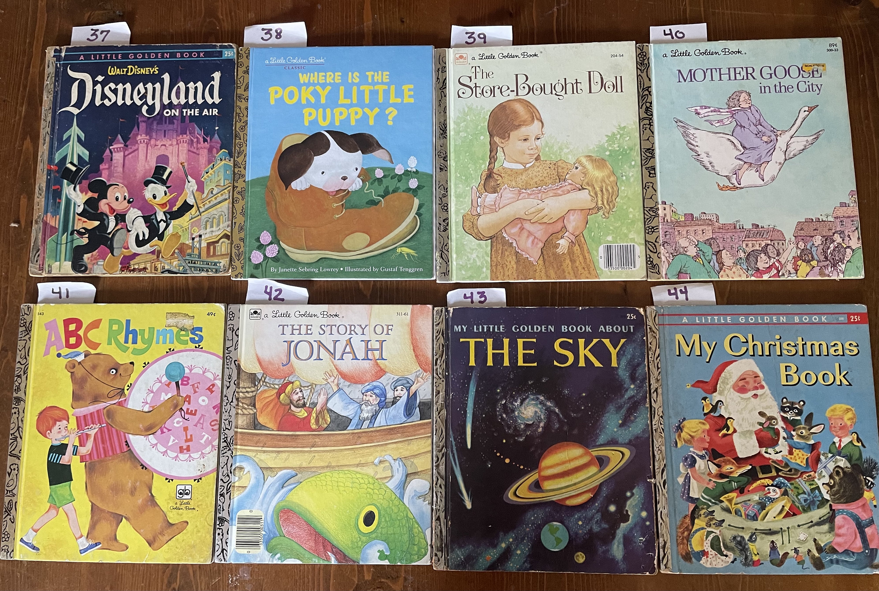 Vintage Little Golden Books Collection for Kids and