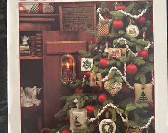 Just Cross Stitch Holiday Magazine Nov-Dec 1988 Twas the Night Before Christmas Vintage Needlework Issue